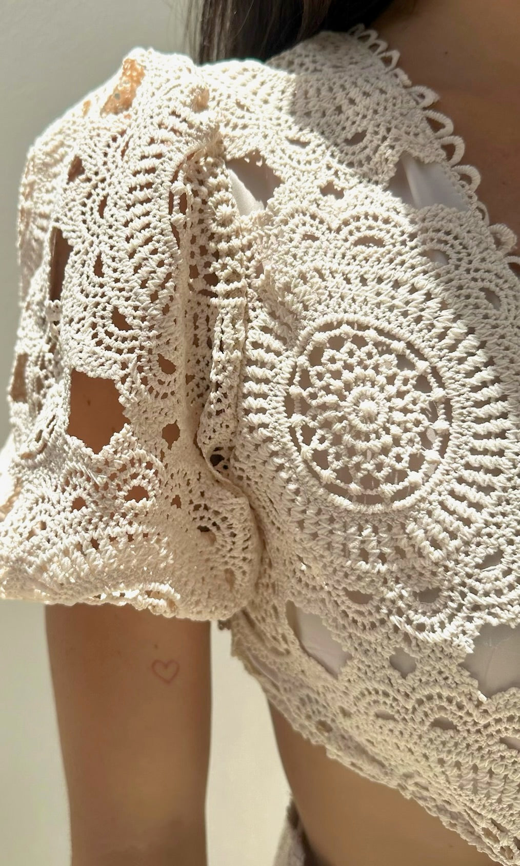 Virgo Crochet Cut-Out Dress