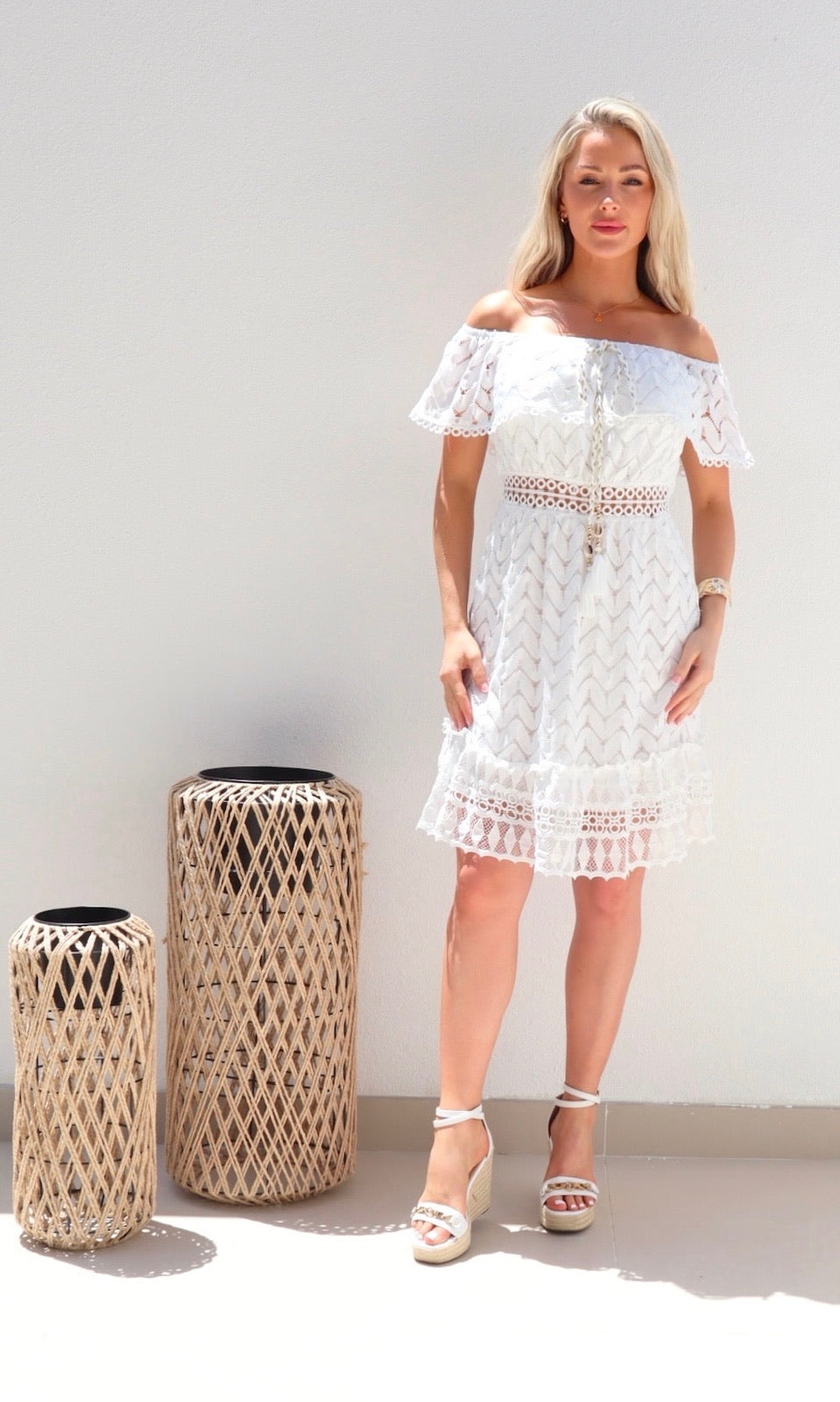 Everlyn Bardot Dress