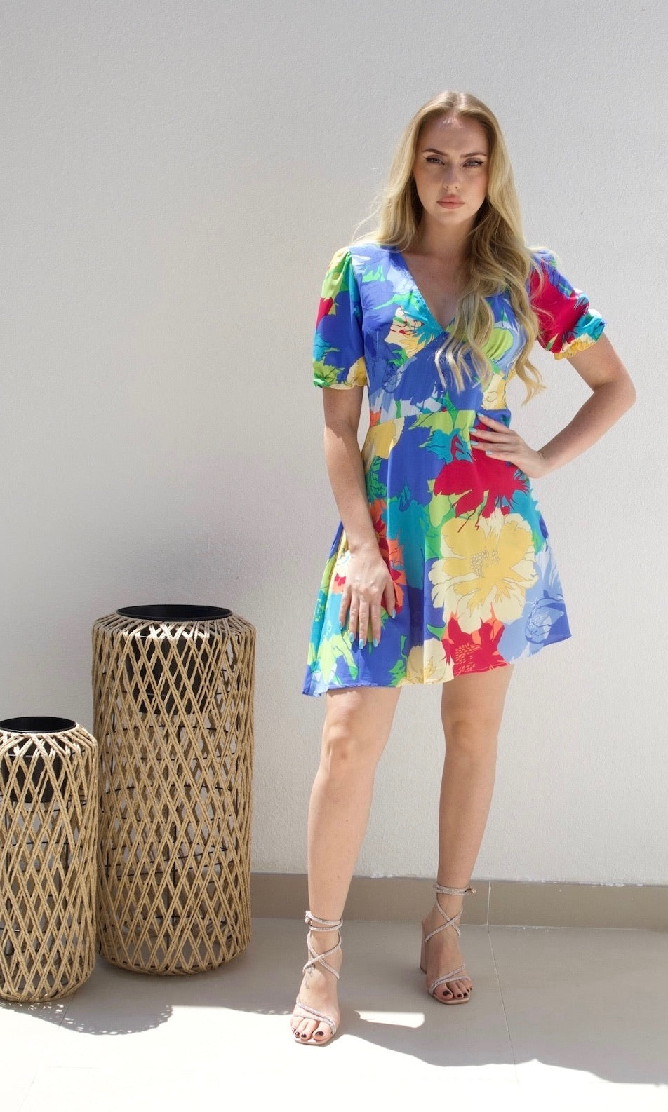 lily flower clothing Lily Flower Print Dress